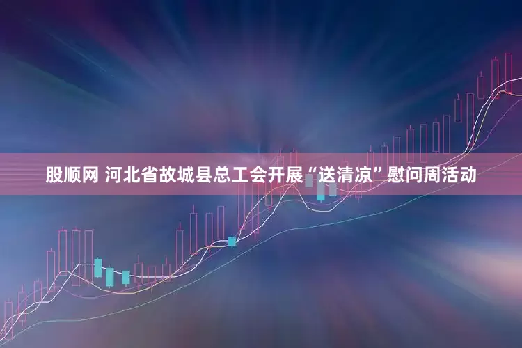 股顺网 河北省故城县总工会开展“送清凉”慰问周活动
